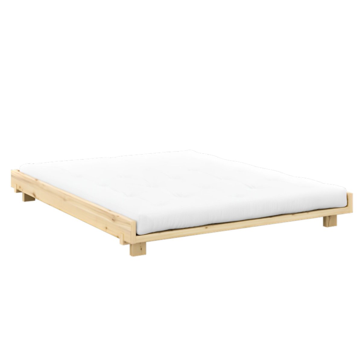 Lit en pin massif SOCIAL - SOCIAL bois clair, KARUP DESIGN