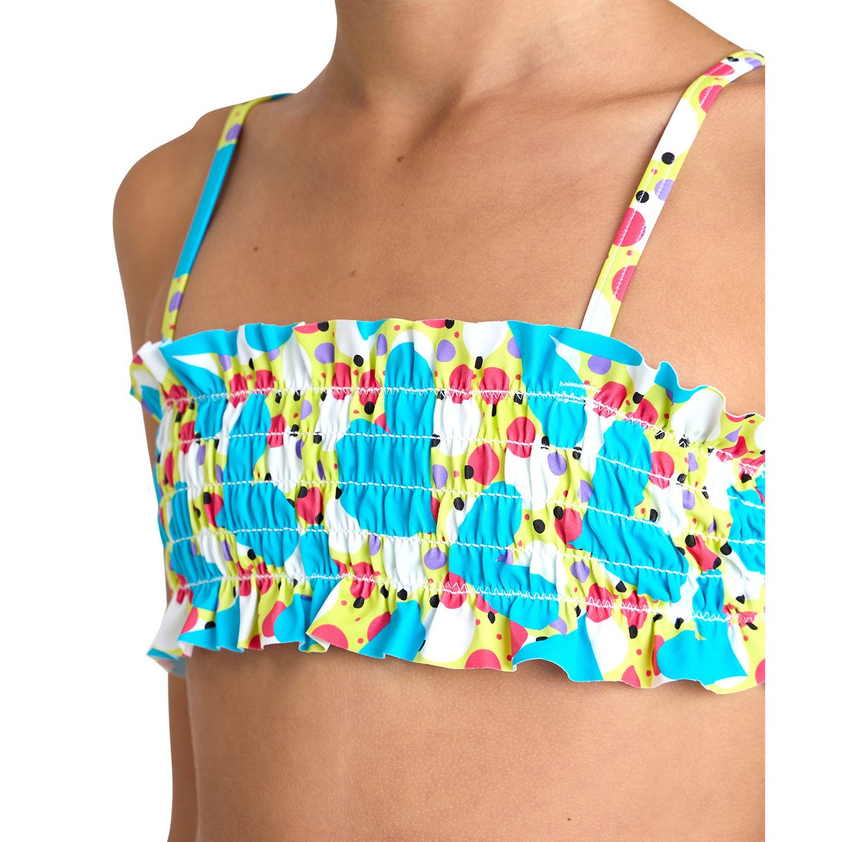 Bikini bandeau Vintage soft green multi, ARENA