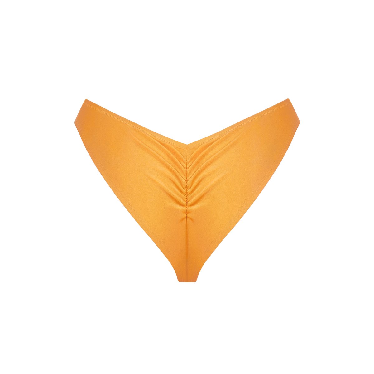 Bas maillot brésilien de bain échancré KARPATHOS jaune, LISCA