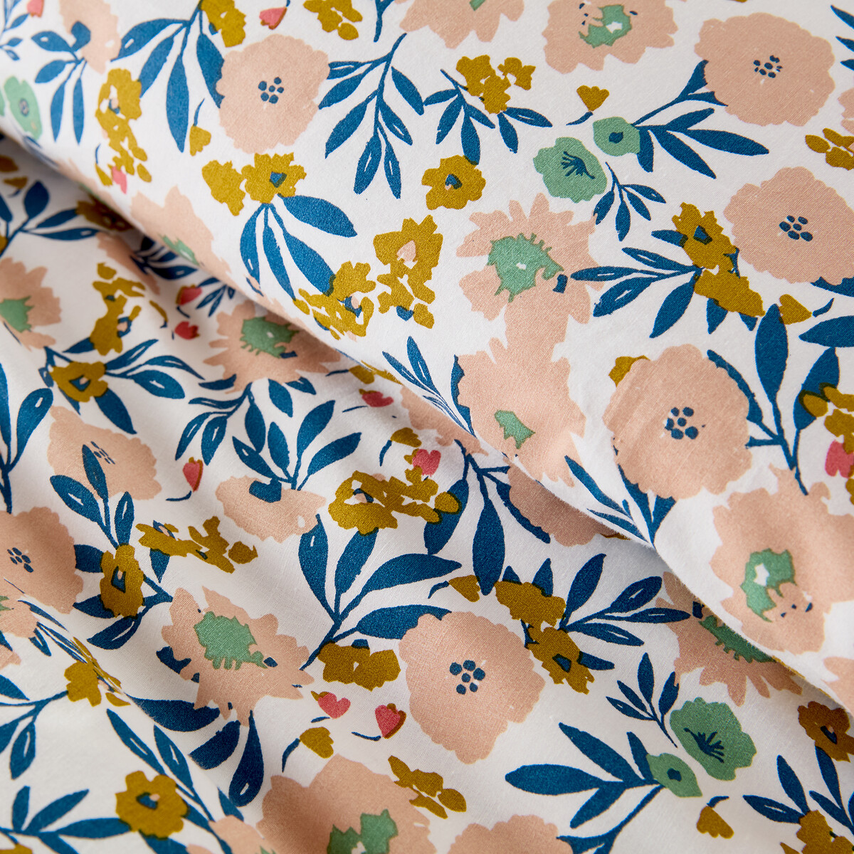 Housse de couette en percale de coton, Ohara imprimé, LA REDOUTE INTERIEURS
