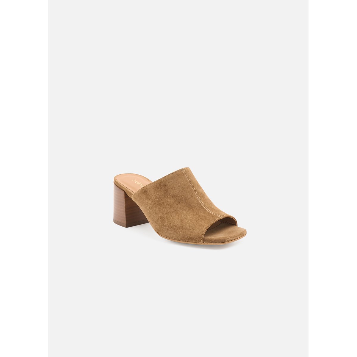 Sandale À Talon en cuir ANOUKA beige, MELLOW YELLOW