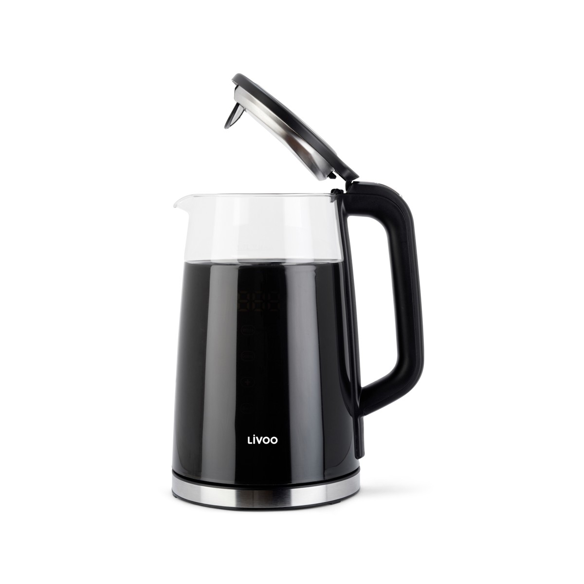 Bouilloire digitale à température variable 1,7 L noir, LIVOO