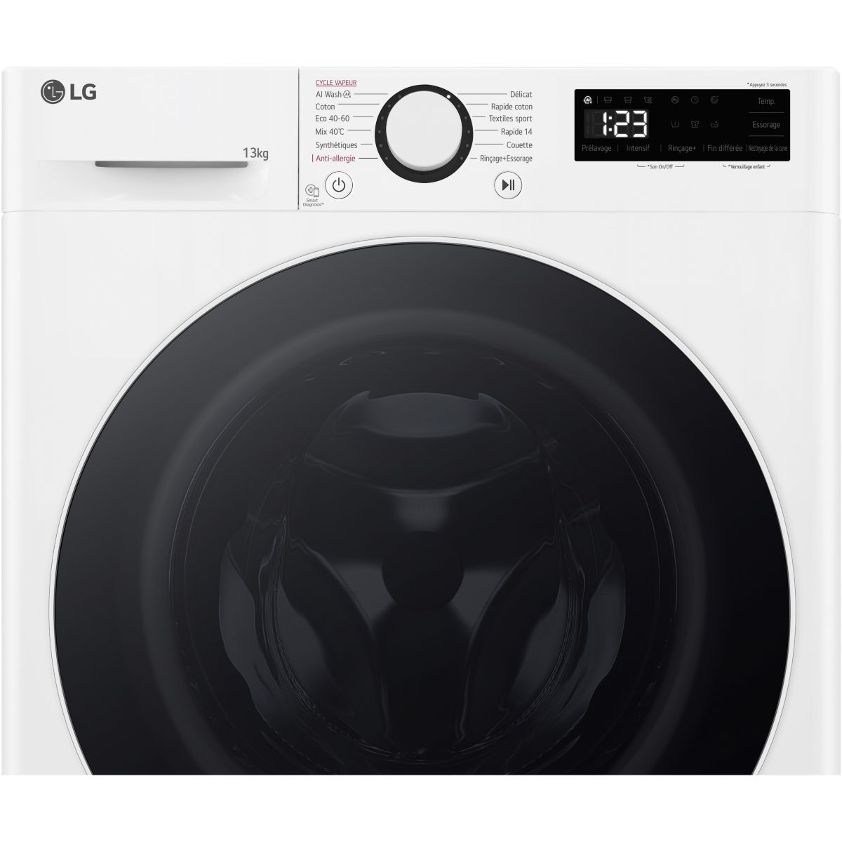 Lave linge hublot F34R50WHS blanc, LG