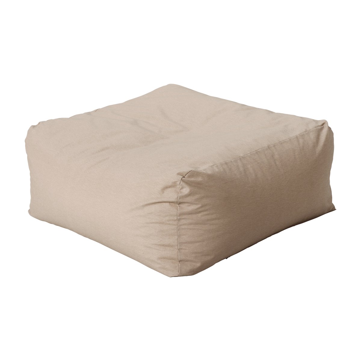Pouf d'Extérieur Recyclé - HEVA sable, CAMIF