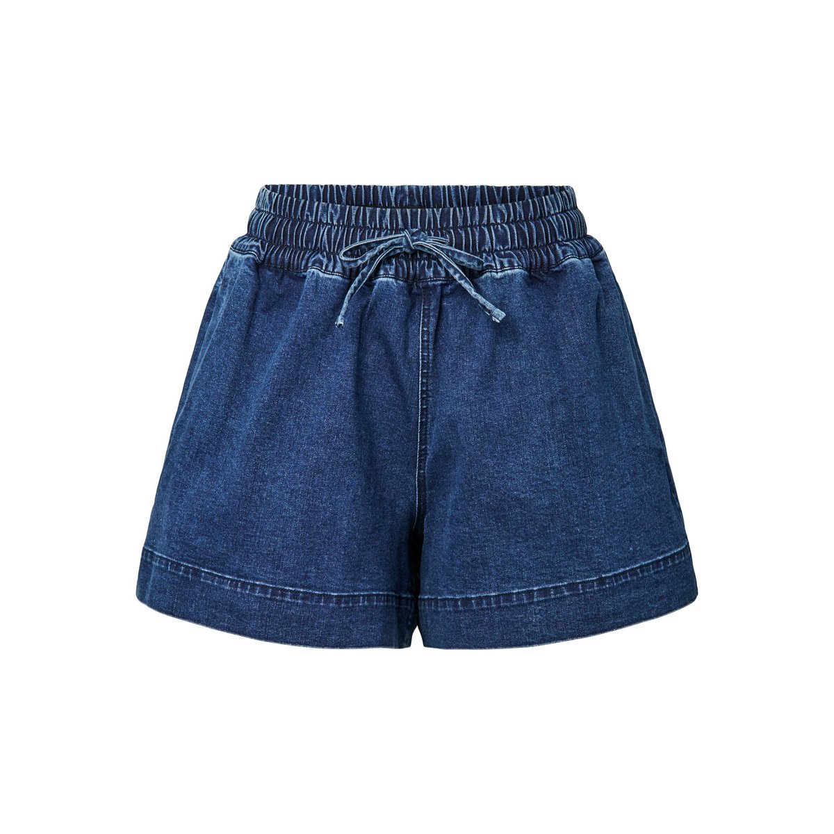 Shorts En Jean dark blue denim, PIECES