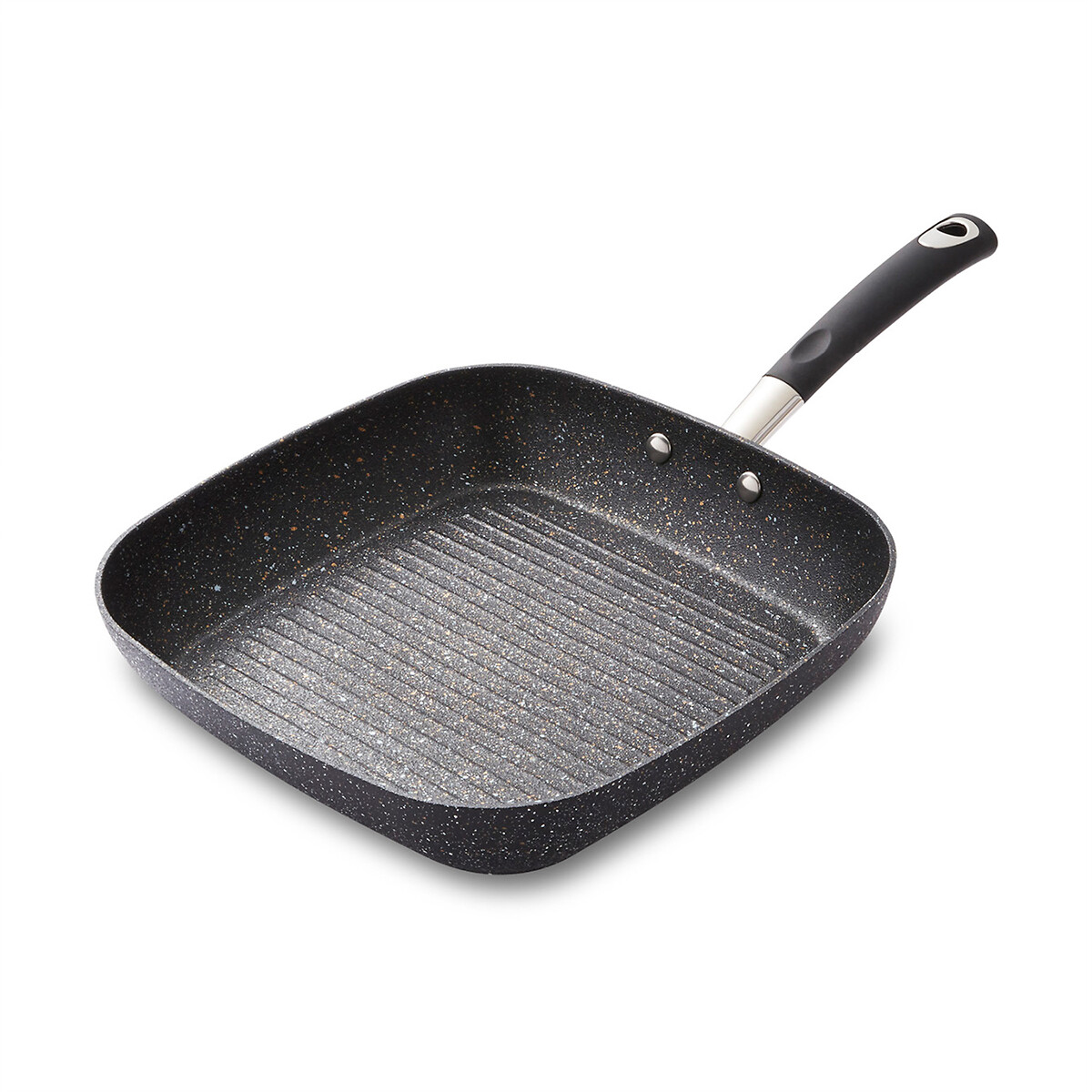 28cm Precision Non-Stick Grill Pan black, TOWER