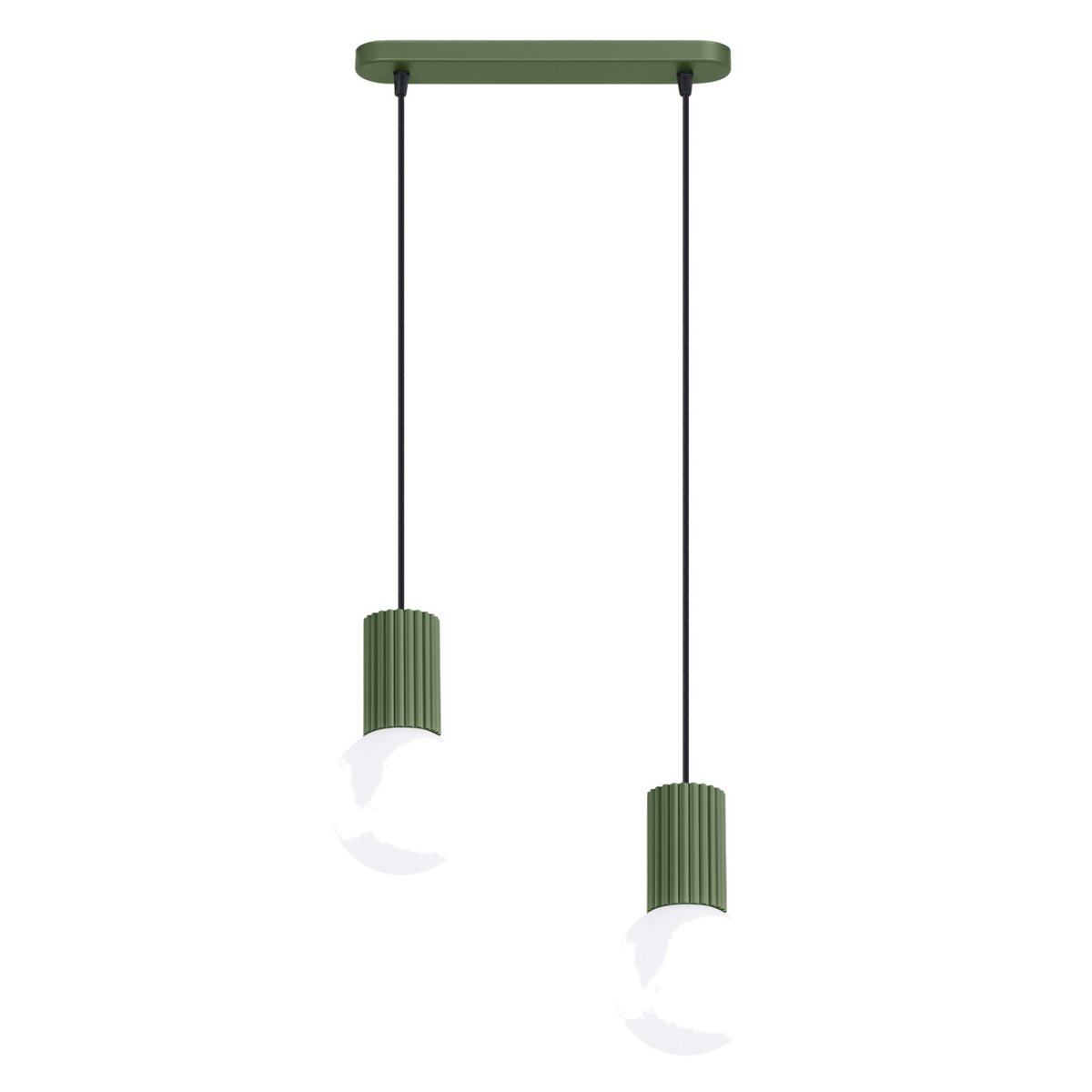 Suspension Aluminium Vert Olive G9 2 Halo vert olive, EDEN