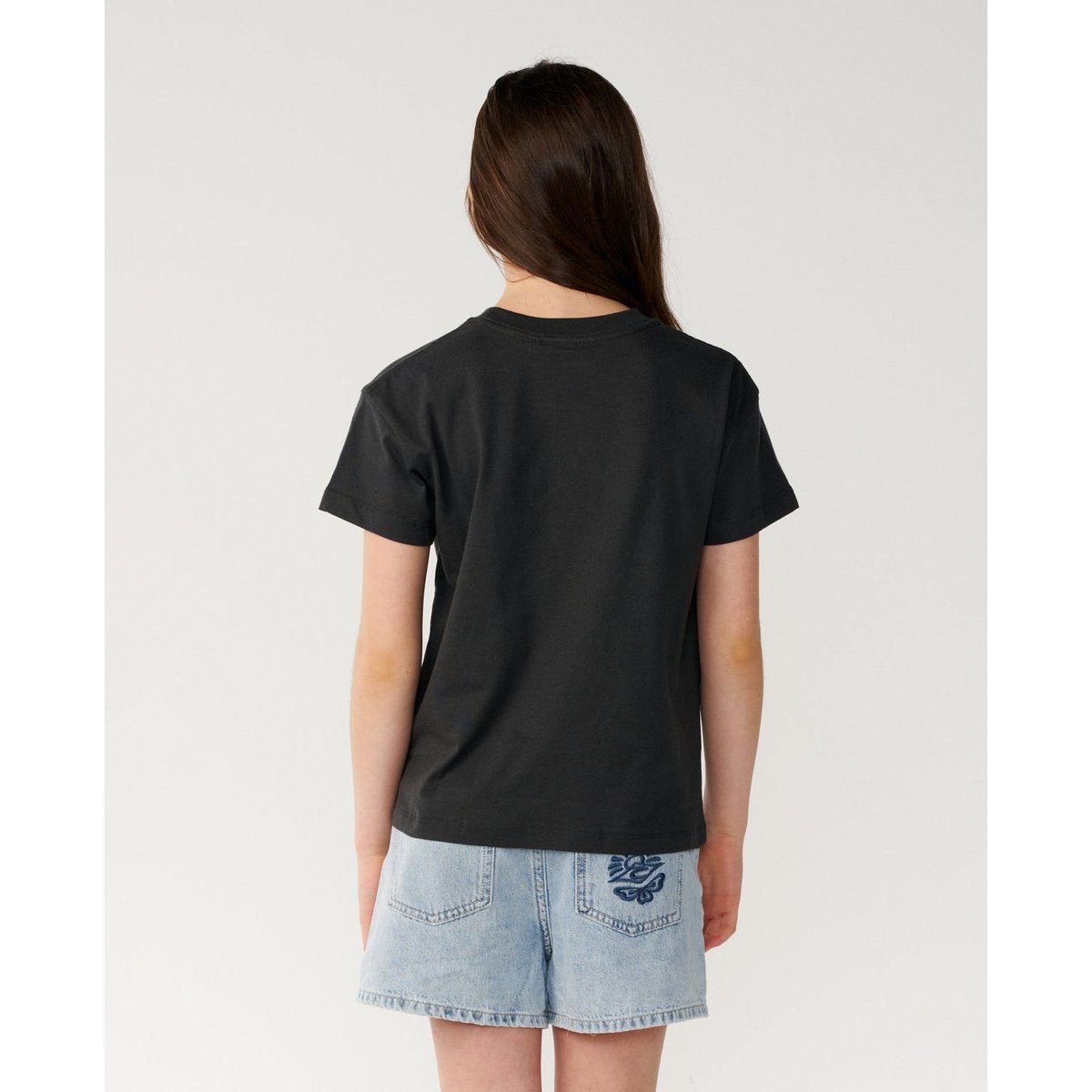 T-shirt enfant Costa Del Sol Band washed black, RIP CURL