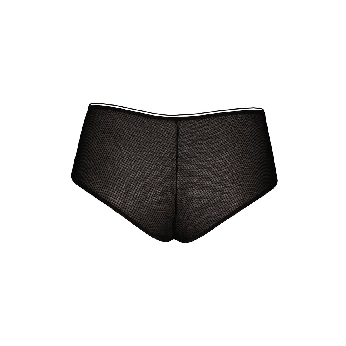 Shorty en broderie INTUITION noir, MAISON LEJABY