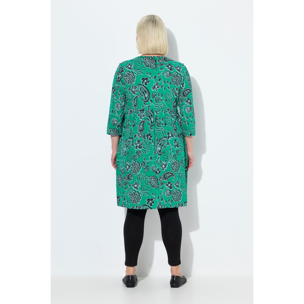 Robe en jersey émeraude, ULLA POPKEN