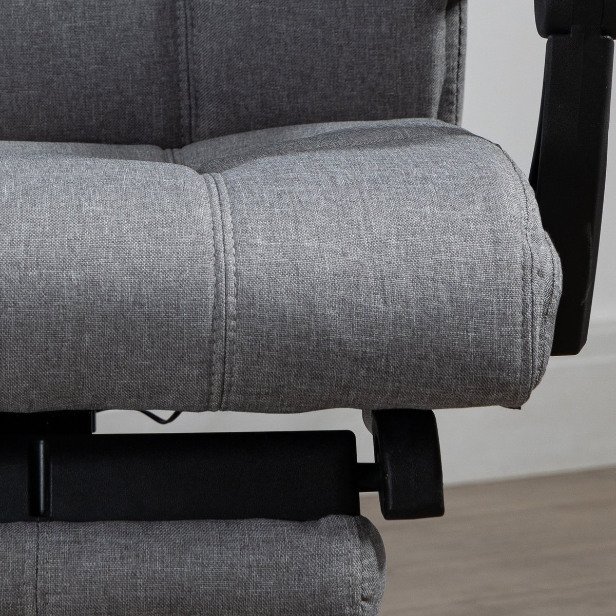 Fauteuil de bureau avec fonction massage gris, HOMCOM