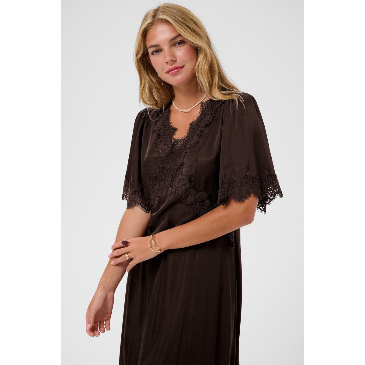 Robe marron java, CREAM
