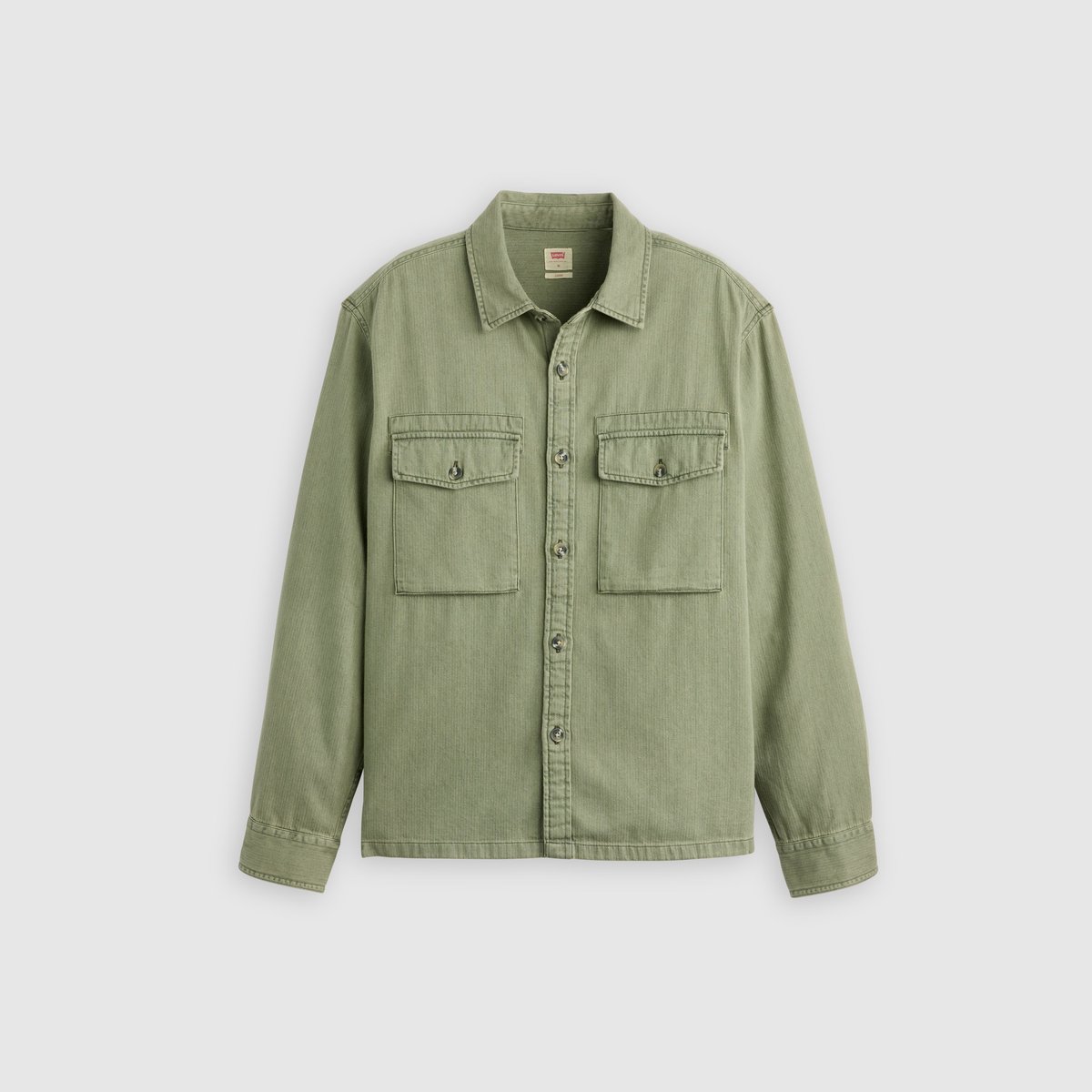 Chemise Waller Relaxed vert - waller olive wash, LEVI'S