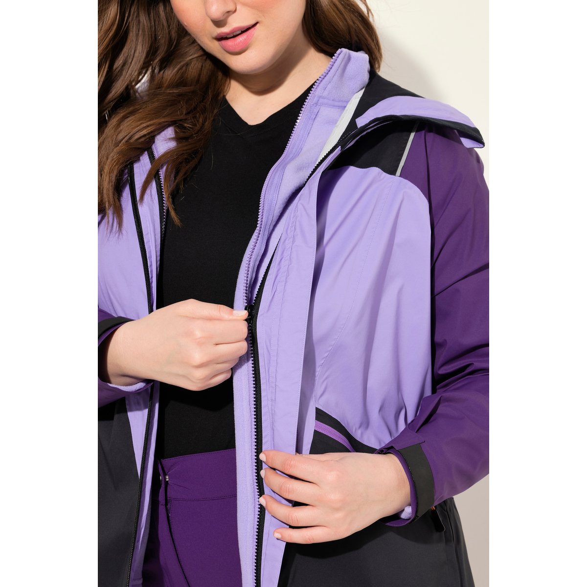 Veste technique imperméable noir, ULLA POPKEN