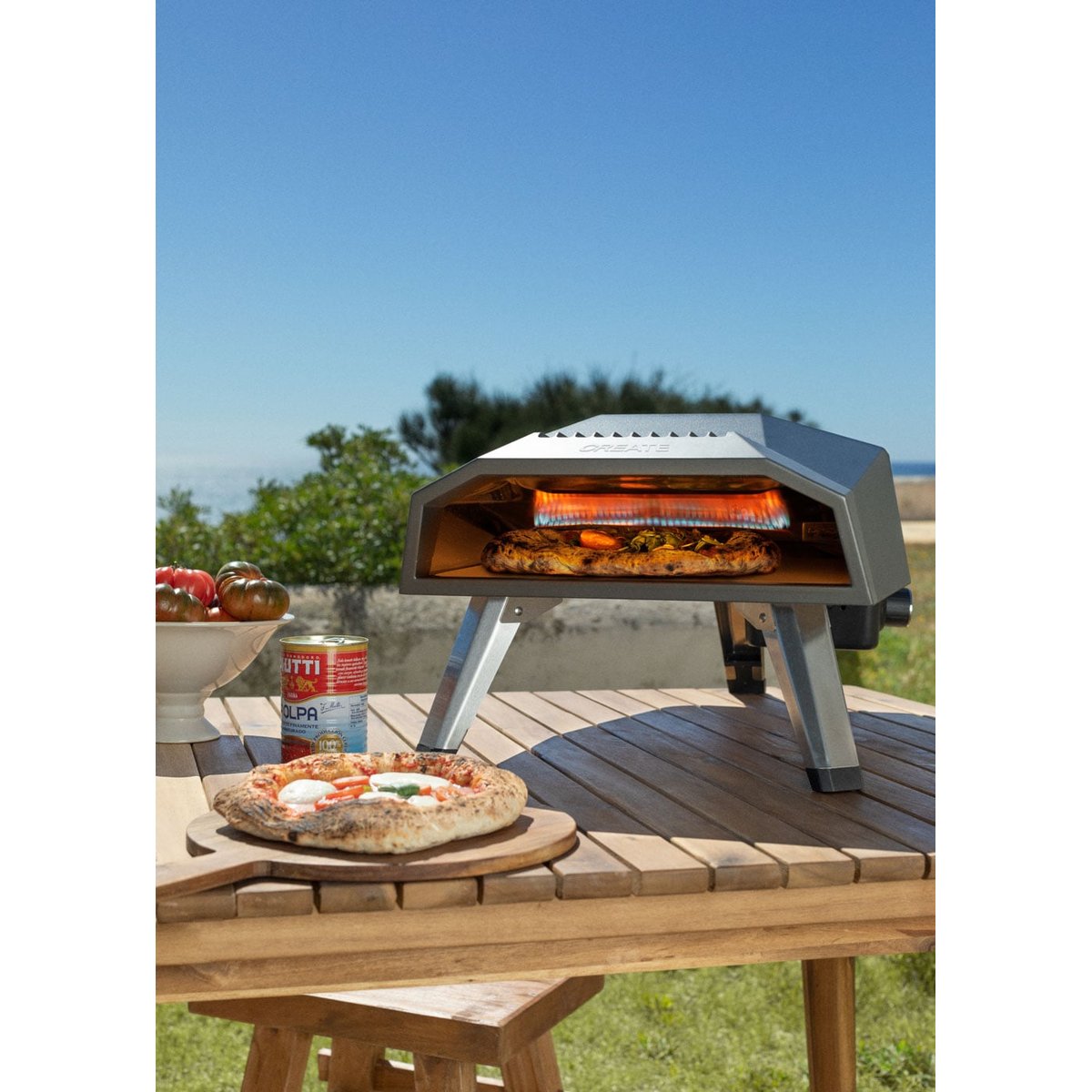 Four à pizza portable à gaz PIZZA MAKER PRO couleur unique, CREATE
