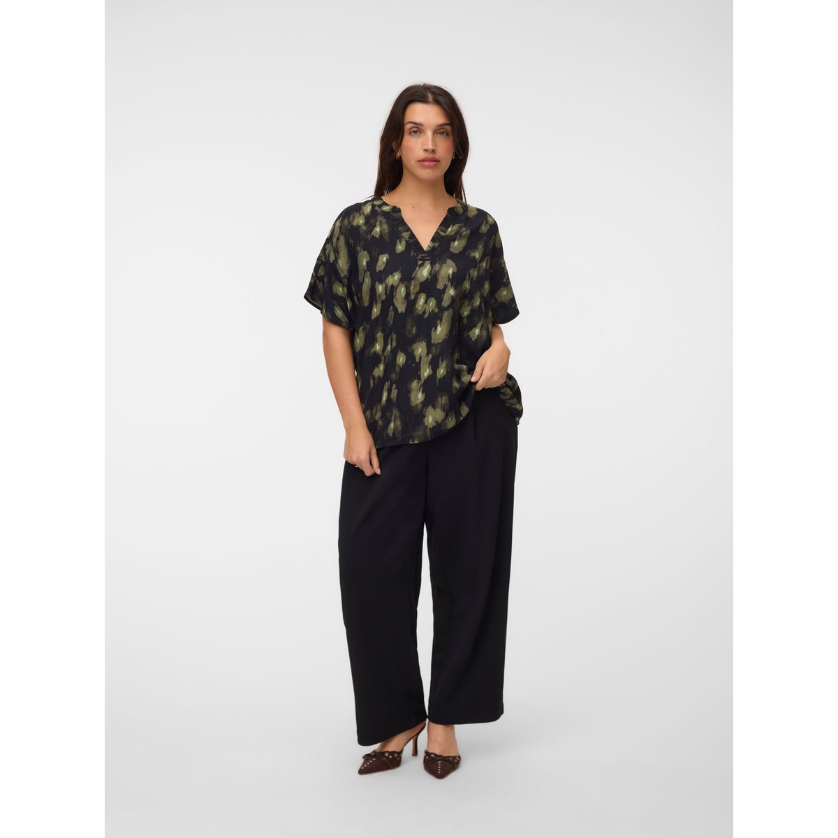 Top noire - black, VERO MODA