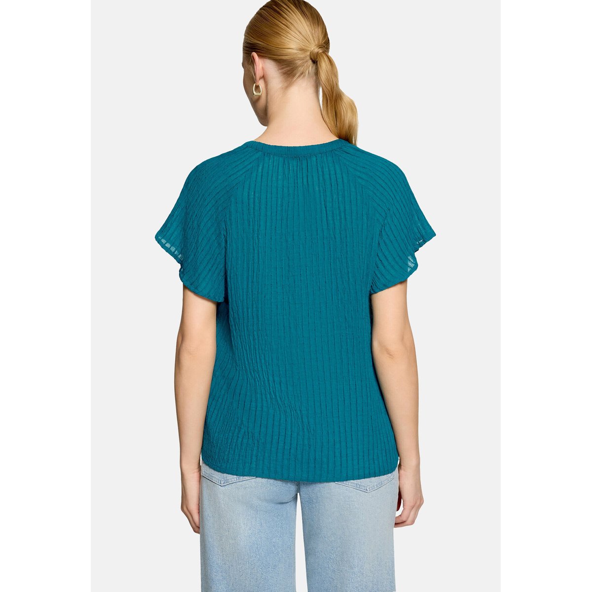 Pantalon en toile en toile deep lagoon, ZERO