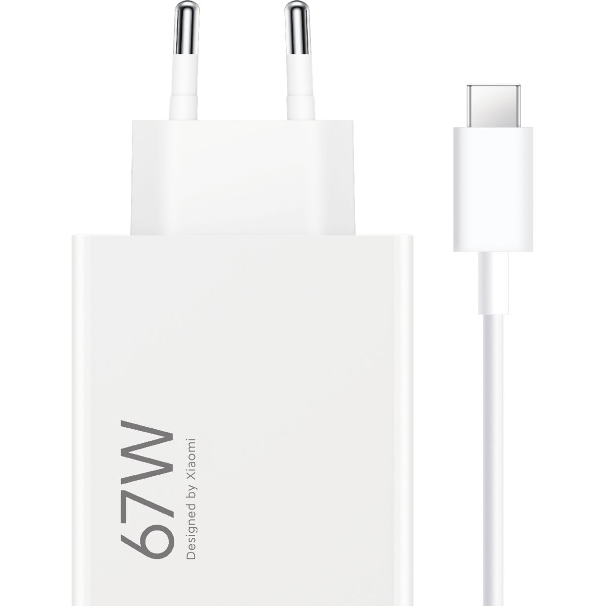 Chargeur ordinateur portable 67W HyperCharge Combo couleur unique, XIAOMI