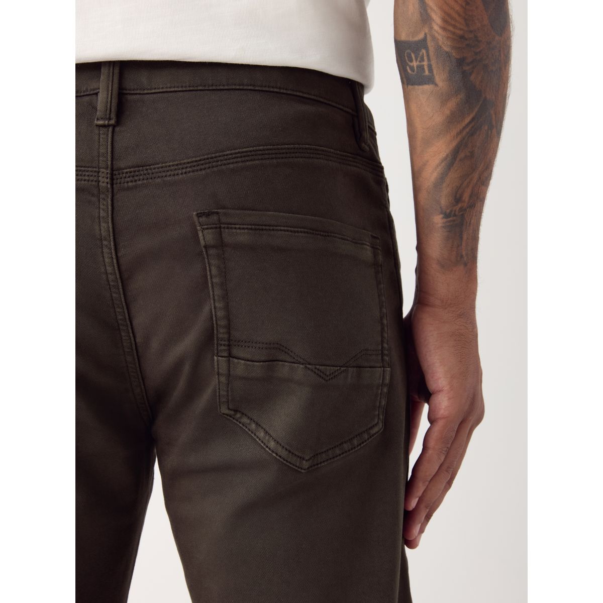 Jean confort stretch marron, NEXT