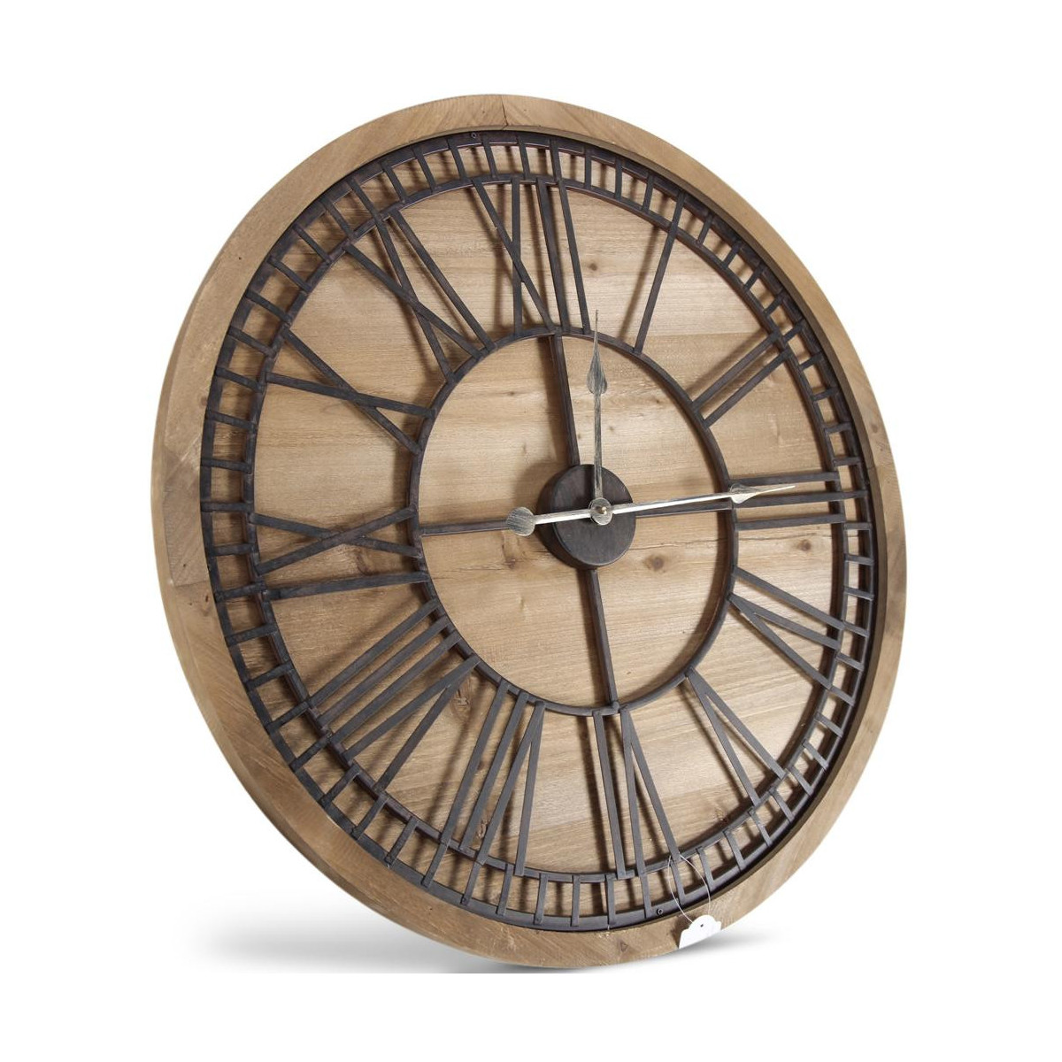Grande horloge ancienne marron, DECORATION D’AUTREFOIS