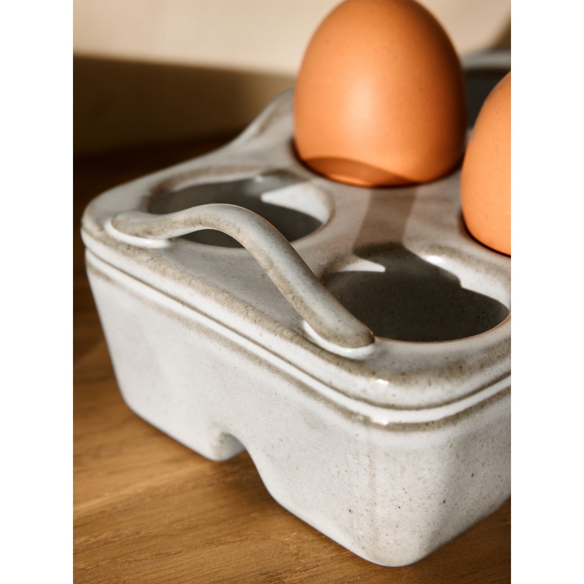 Rangement pour œufs avec badge style rustique naturel, NEXT