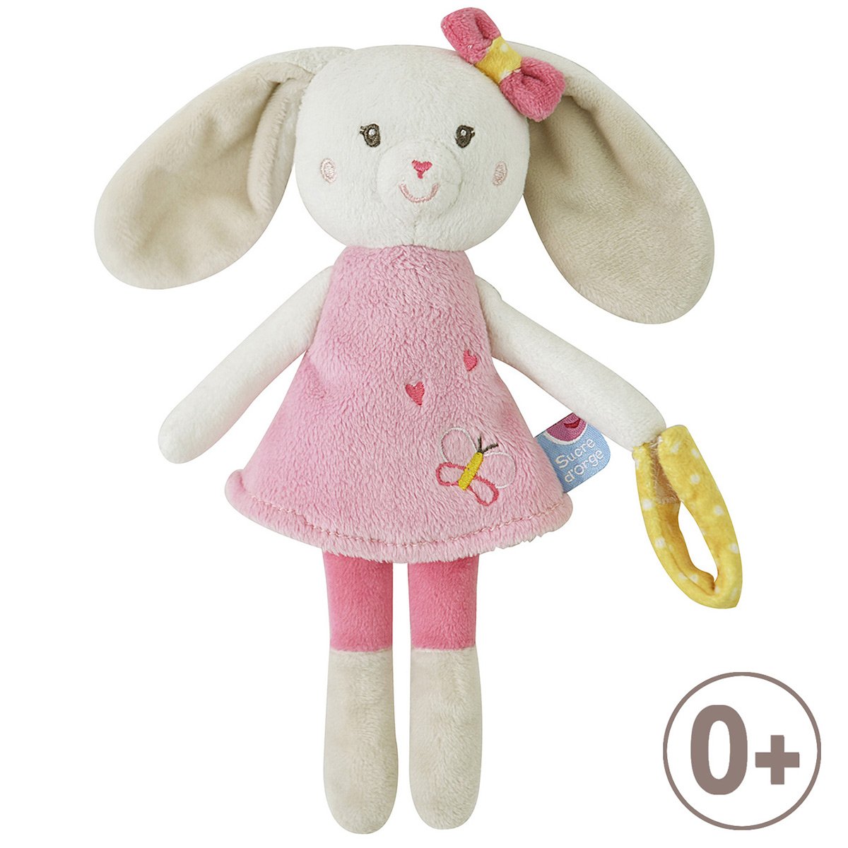 Tetinou lapin rose rose, SUCRE D'ORGE