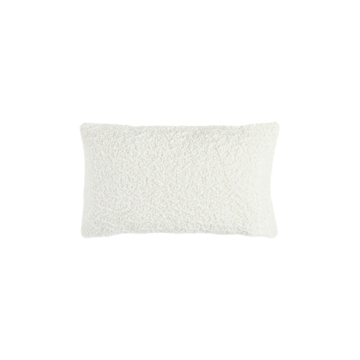 Coussin en maille texturée de laine ivoire, NEXT