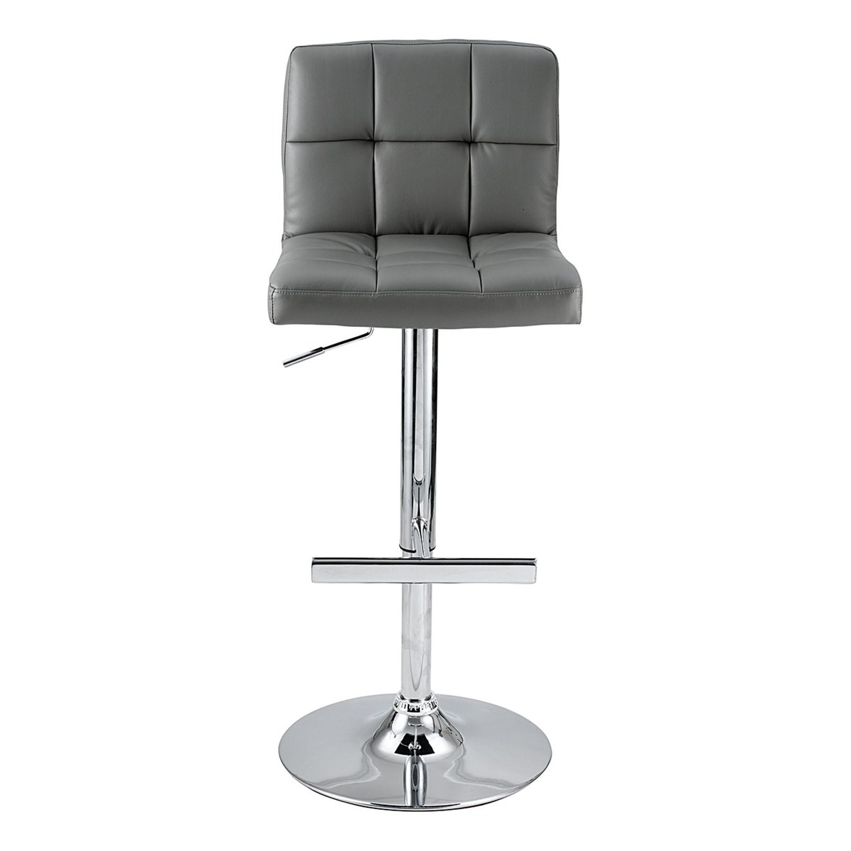 Chaise de bar grise gris clair, ZAGO