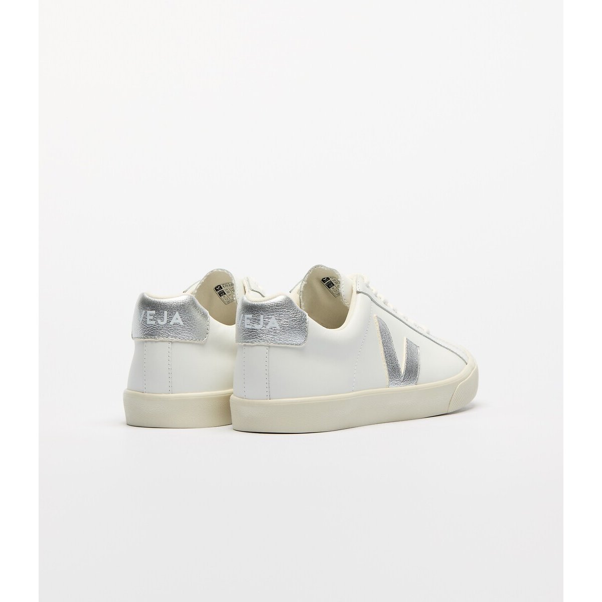 Baskets Esplar Logo blanc/argent, VEJA
