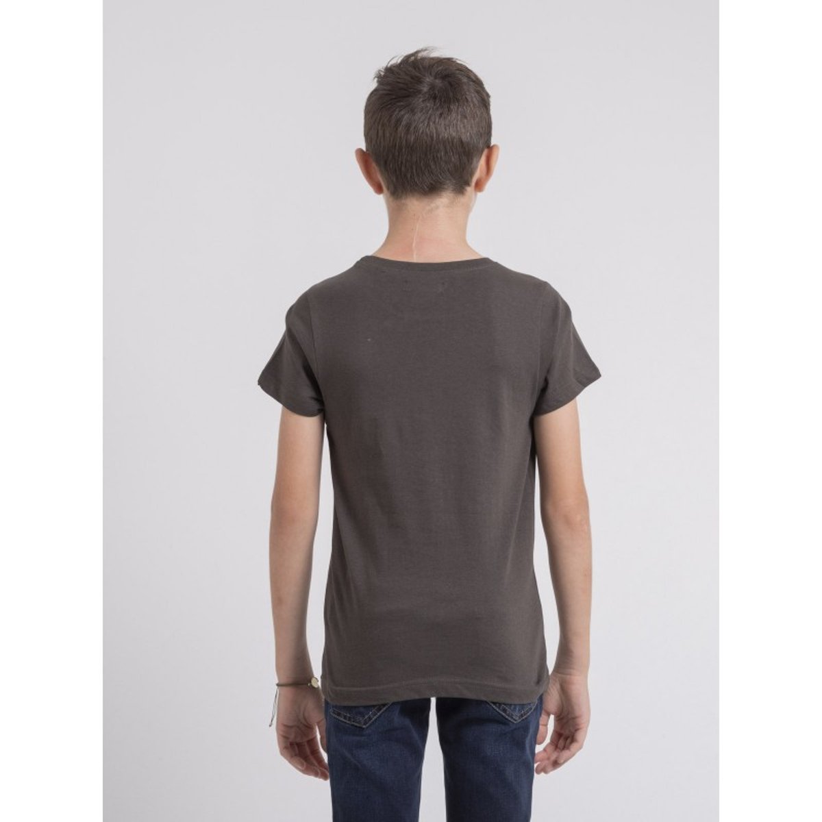 T-shirt Col Rond Pur Coton Jocoby-j gris, RITCHIE