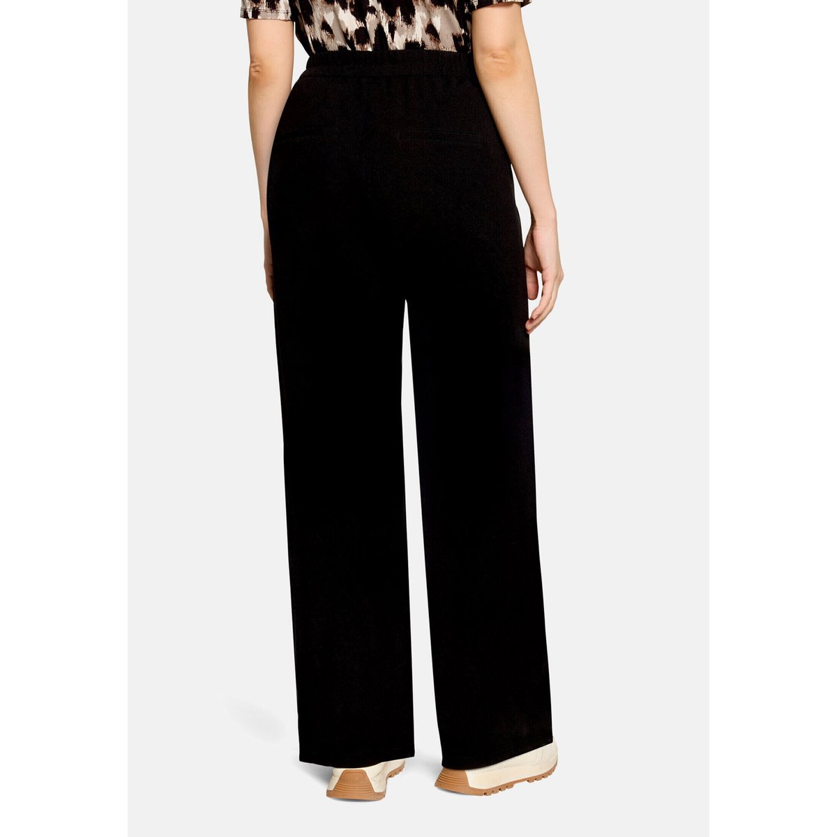 Pantalon Marlene unicolore noir, BETTY BARCLAY