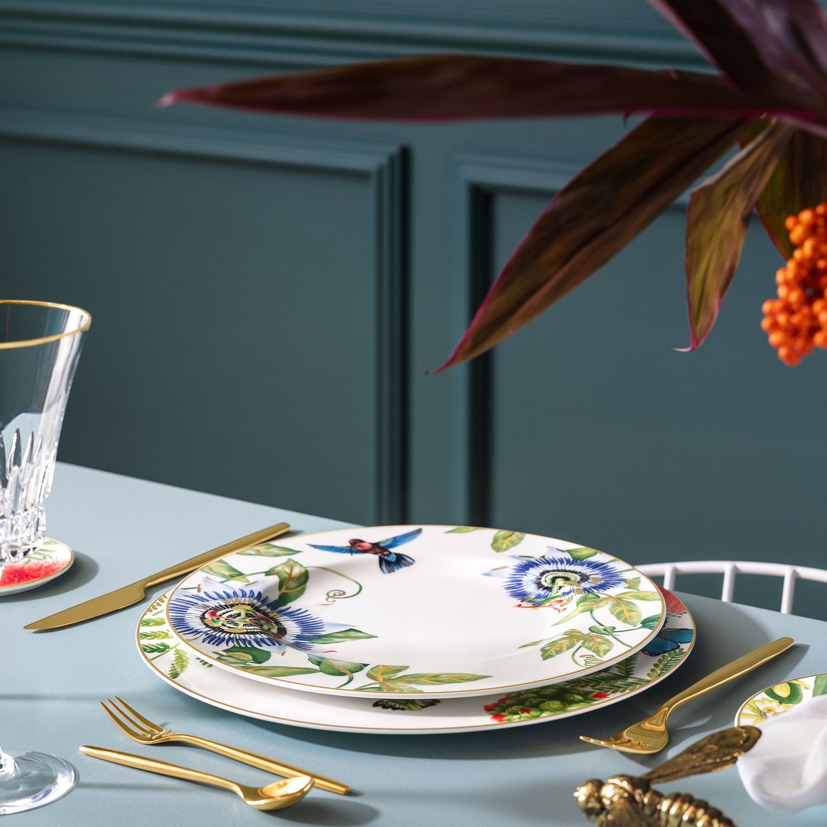 Assiette Gourmet AMAZONIA couleur unique, VILLEROY & BOCH SIGNATURE