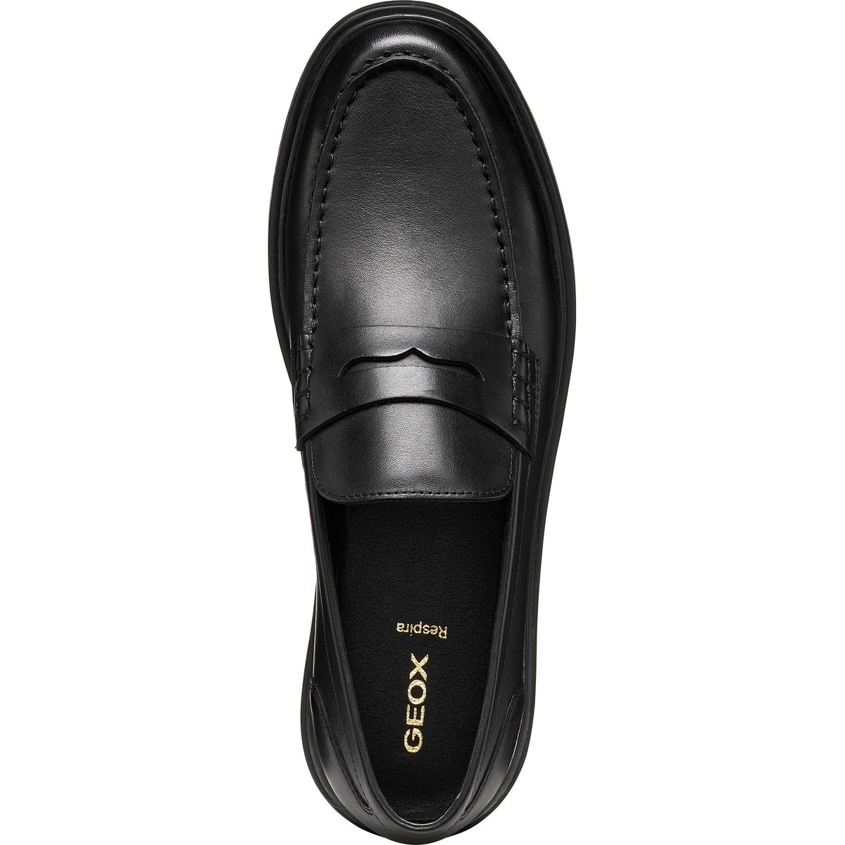 Mocassins  U MASSIMIANO noir, GEOX