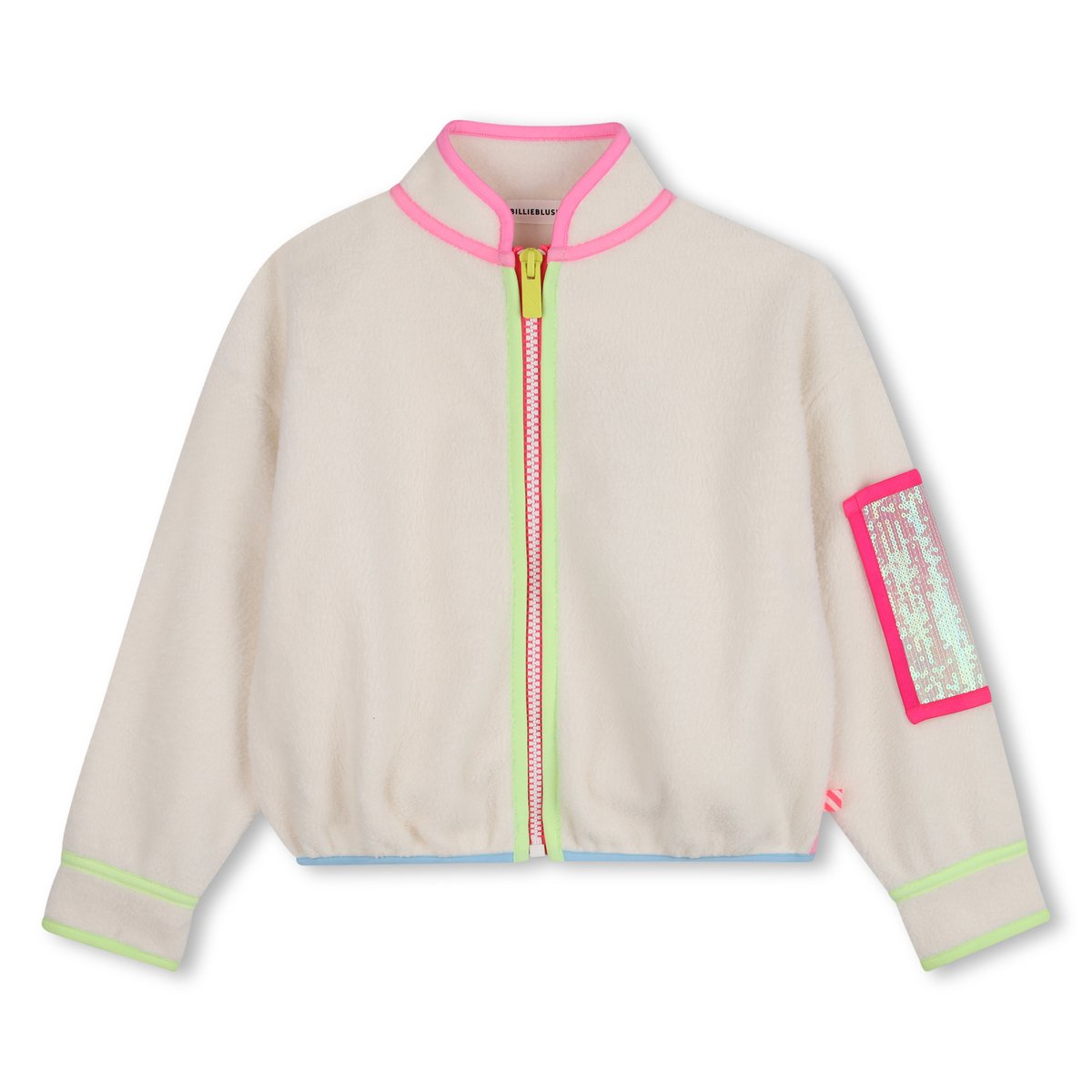 Cardigan en tissu peluche string, BILLIEBLUSH