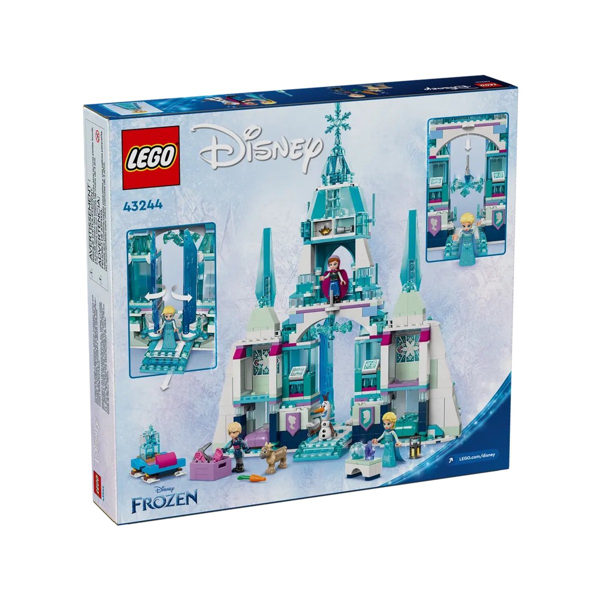 LEGO Disney - Palais de Glace d'Elsa - Set de Construction Magique 43244 v019845, LEGO