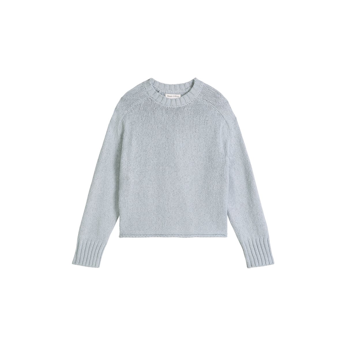 Pull oversize en coton mélangé de haute qualité gris, MARC O'POLO