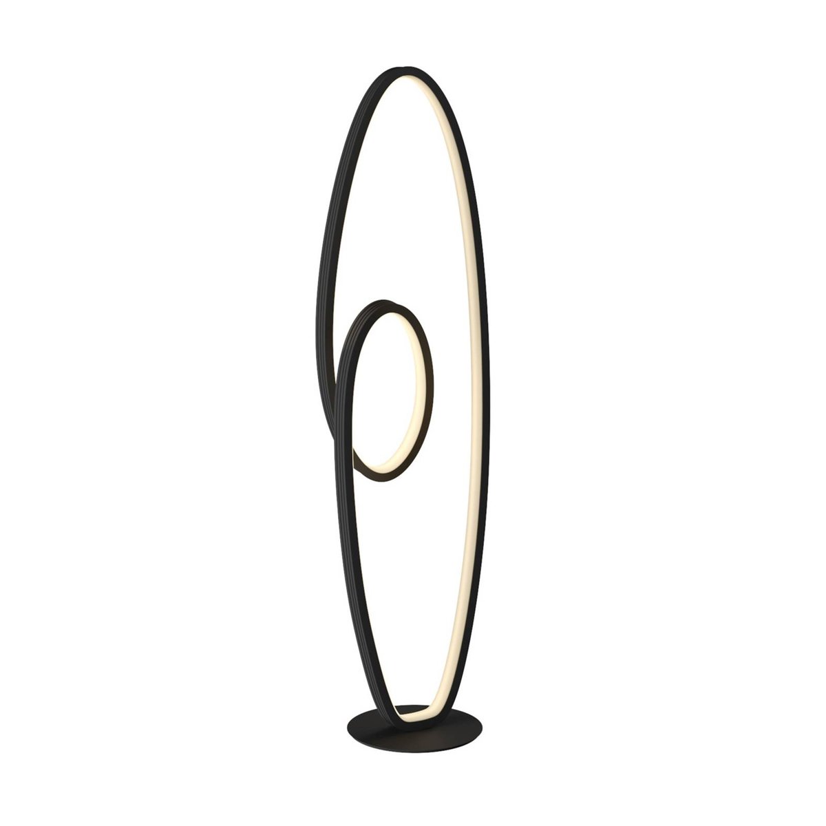 Lampadaire en aluminium moderneLED, Bronwyn anthracite, blanc, LUCANDE