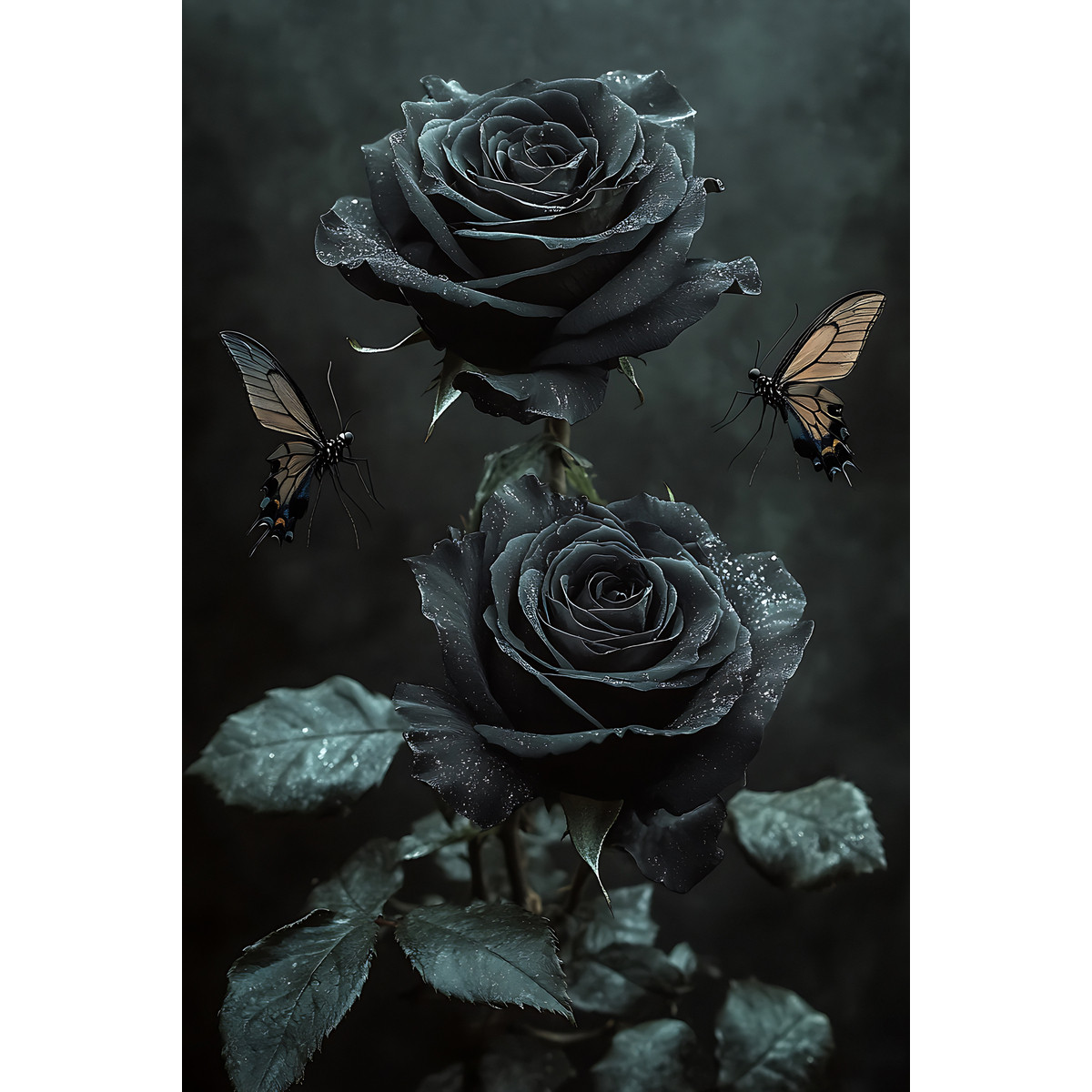 Tableau Sur Verre Synthétique Fleur Sombre FLEUR tableau en verre synthétique, CEANOTHE