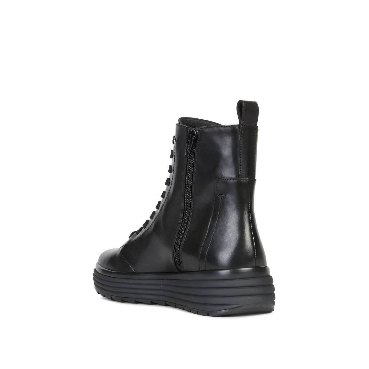 Boots cuir Phaolae noir, GEOX