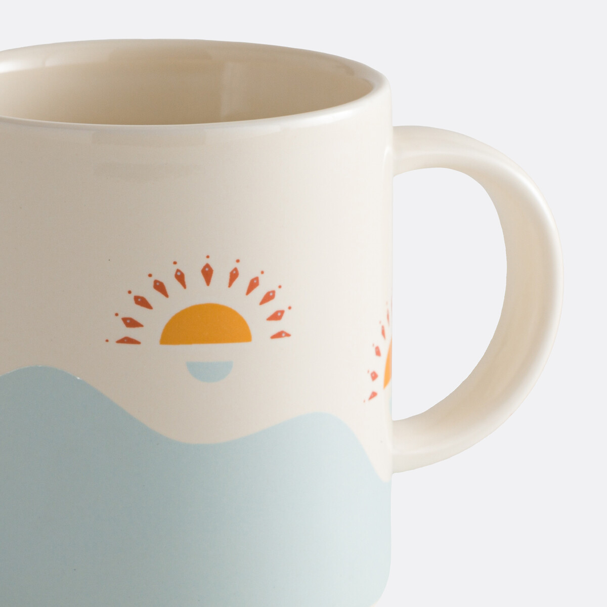Lot de 2 mugs en porcelaine, NIZAR multicolore, LA REDOUTE INTERIEURS