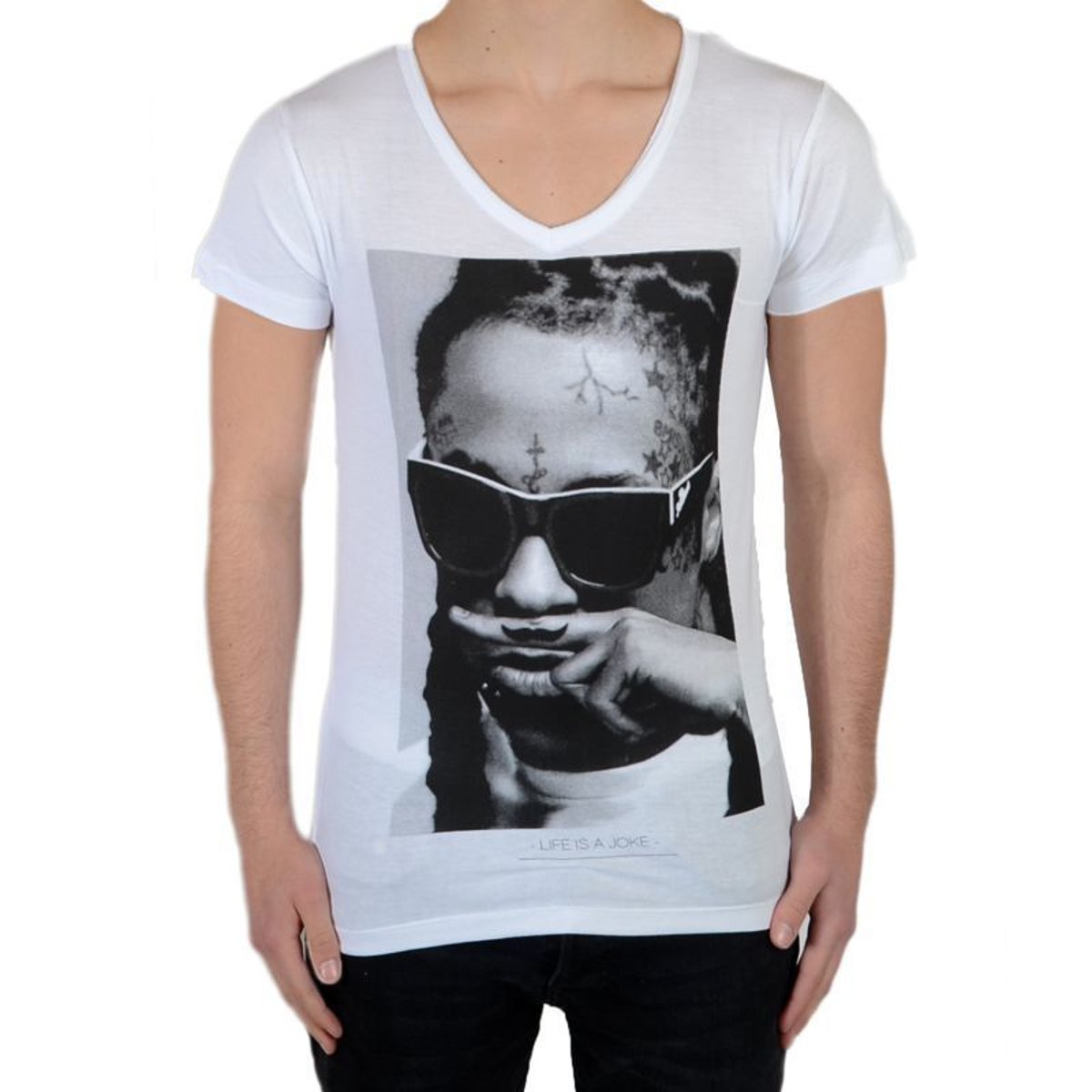 Tee Shirt Lil SS Mixte blanc, LITTLE ELEVENPARIS
