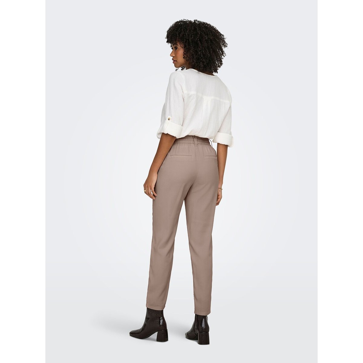 Straight Trousers taupe, ONLY