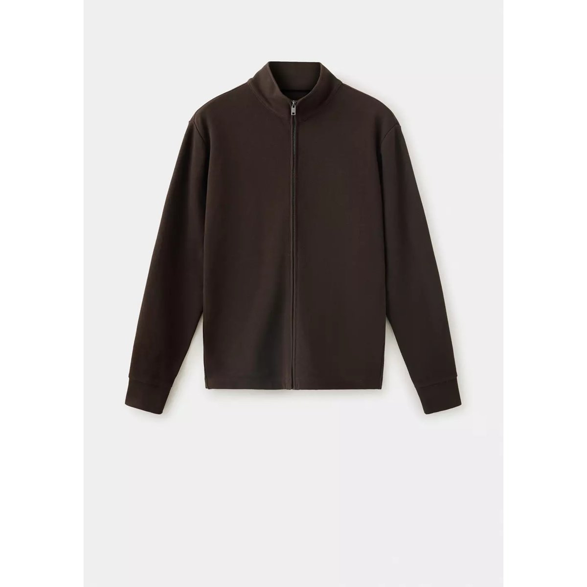 Sweat en coton maille structurée café, MANGO MAN