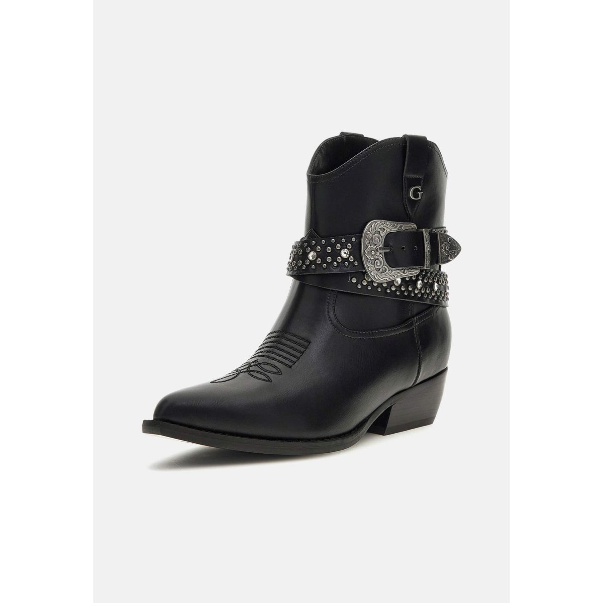 Bottines Lansly Application De Clous noir, GUESS