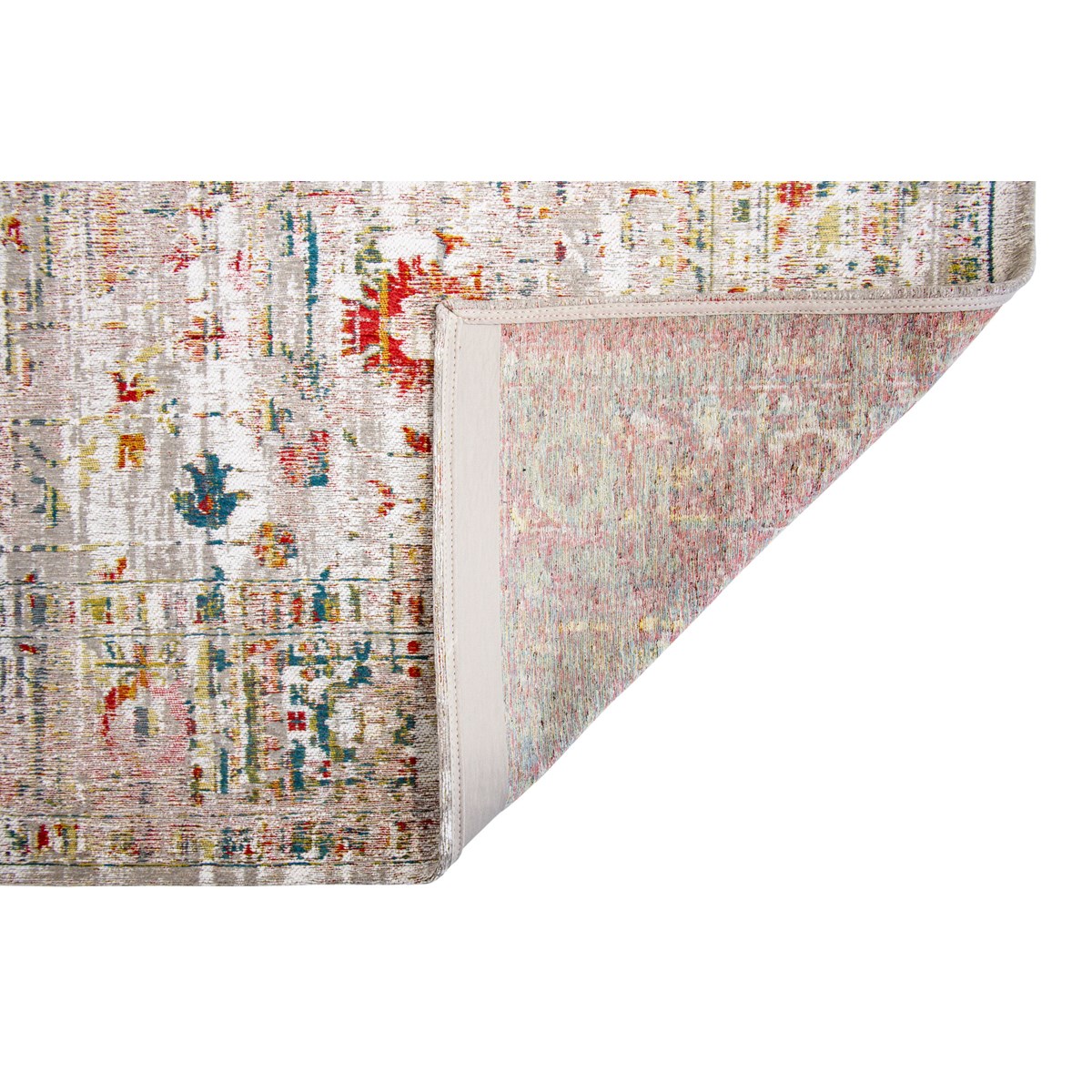 Tapis salon et chambre tissé plat style orient TURKISH DELIGHT beige, NOVATREND