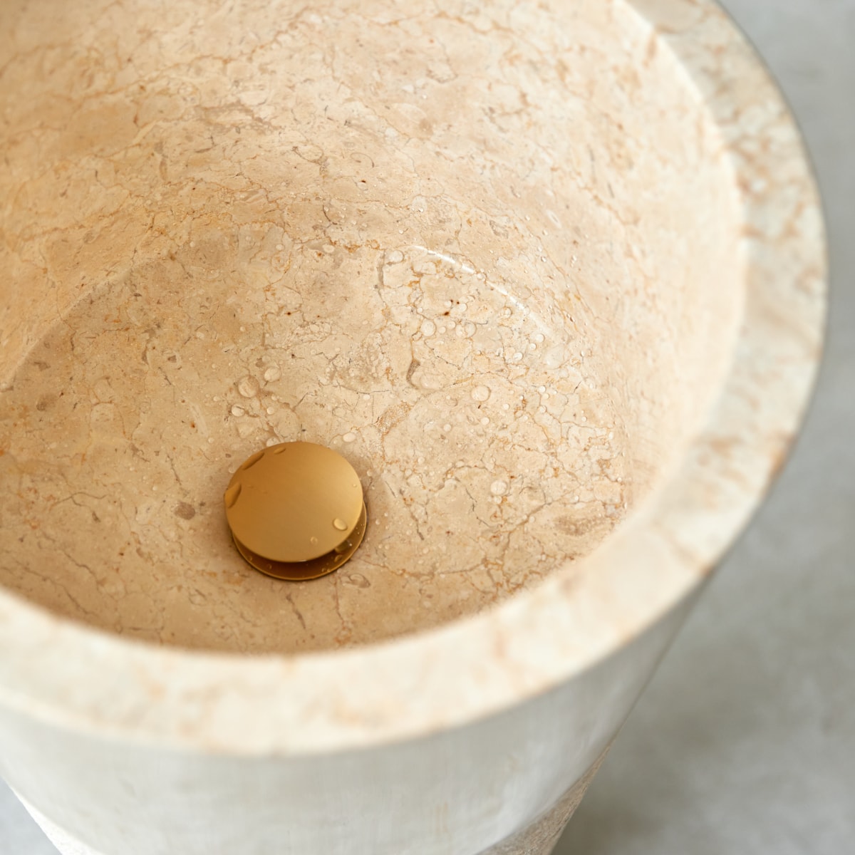 Vasque en Marbre, KONI beige, TIKAMOON