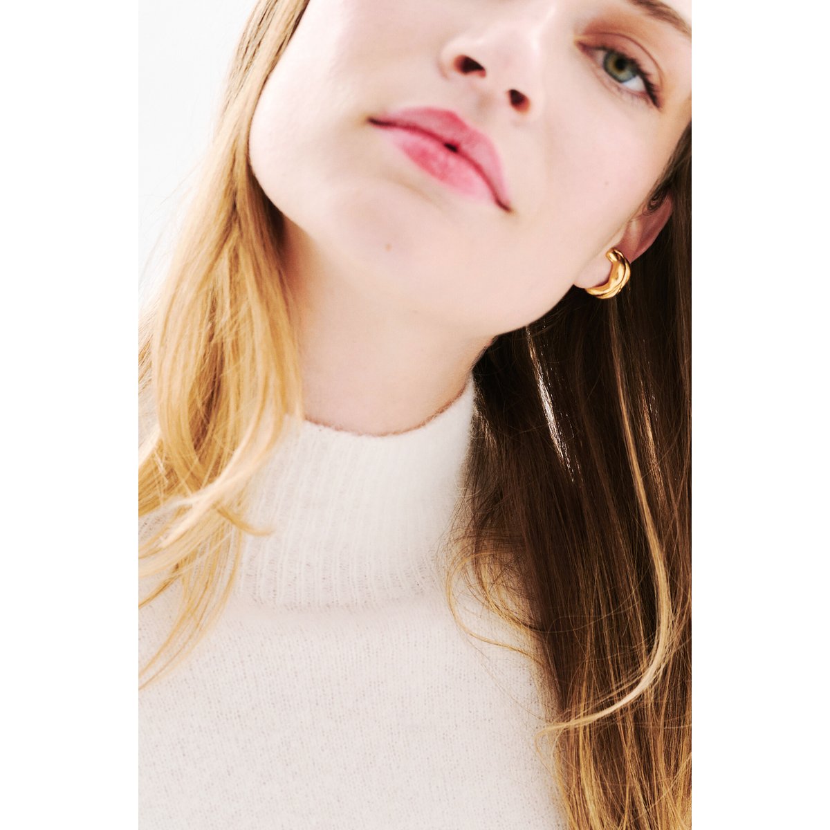 Pull droit minimaliste MARIANNO ecru, CAROLL