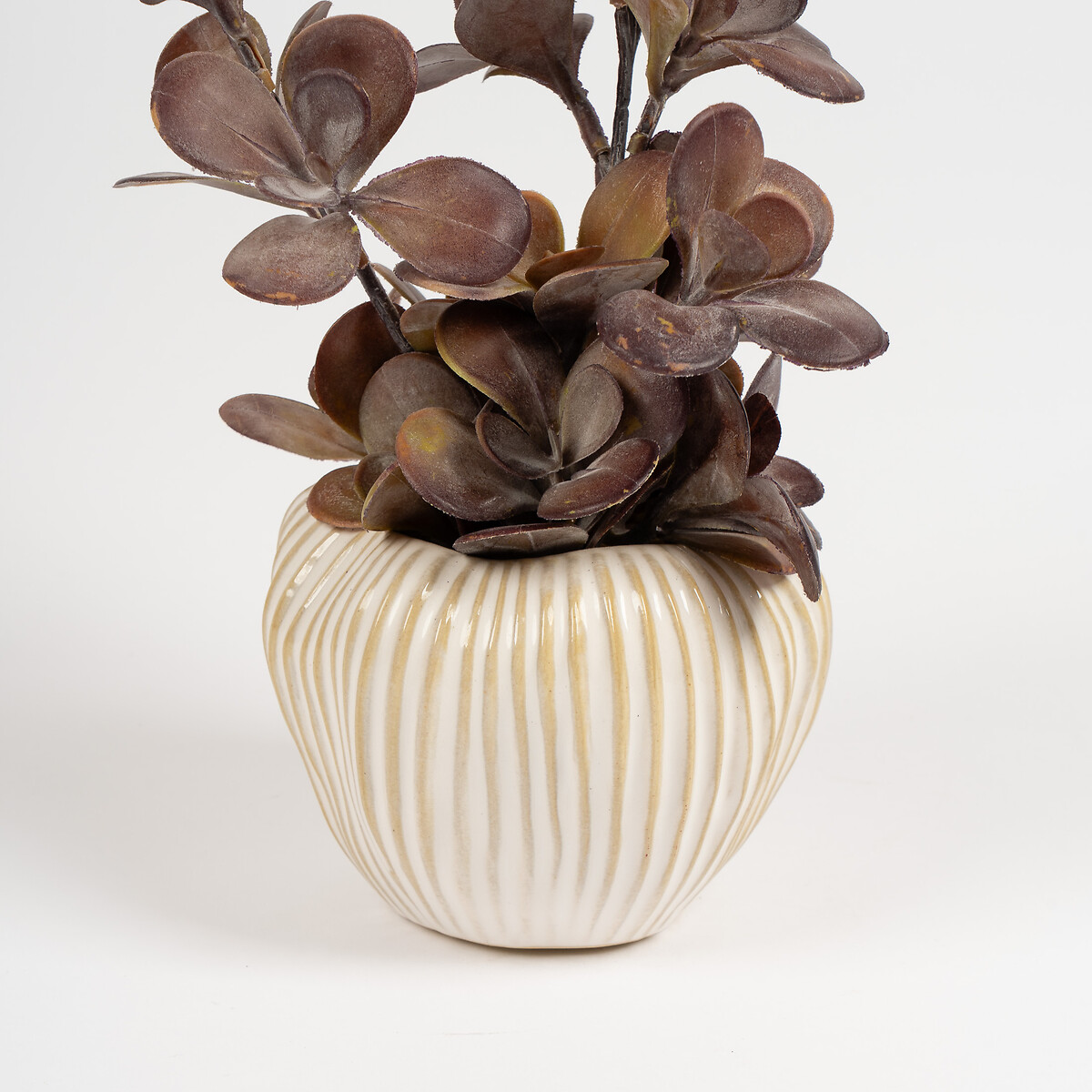 30cm Burgundy Dusty Eucalyptus Arrangement burgundy, SO'HOME