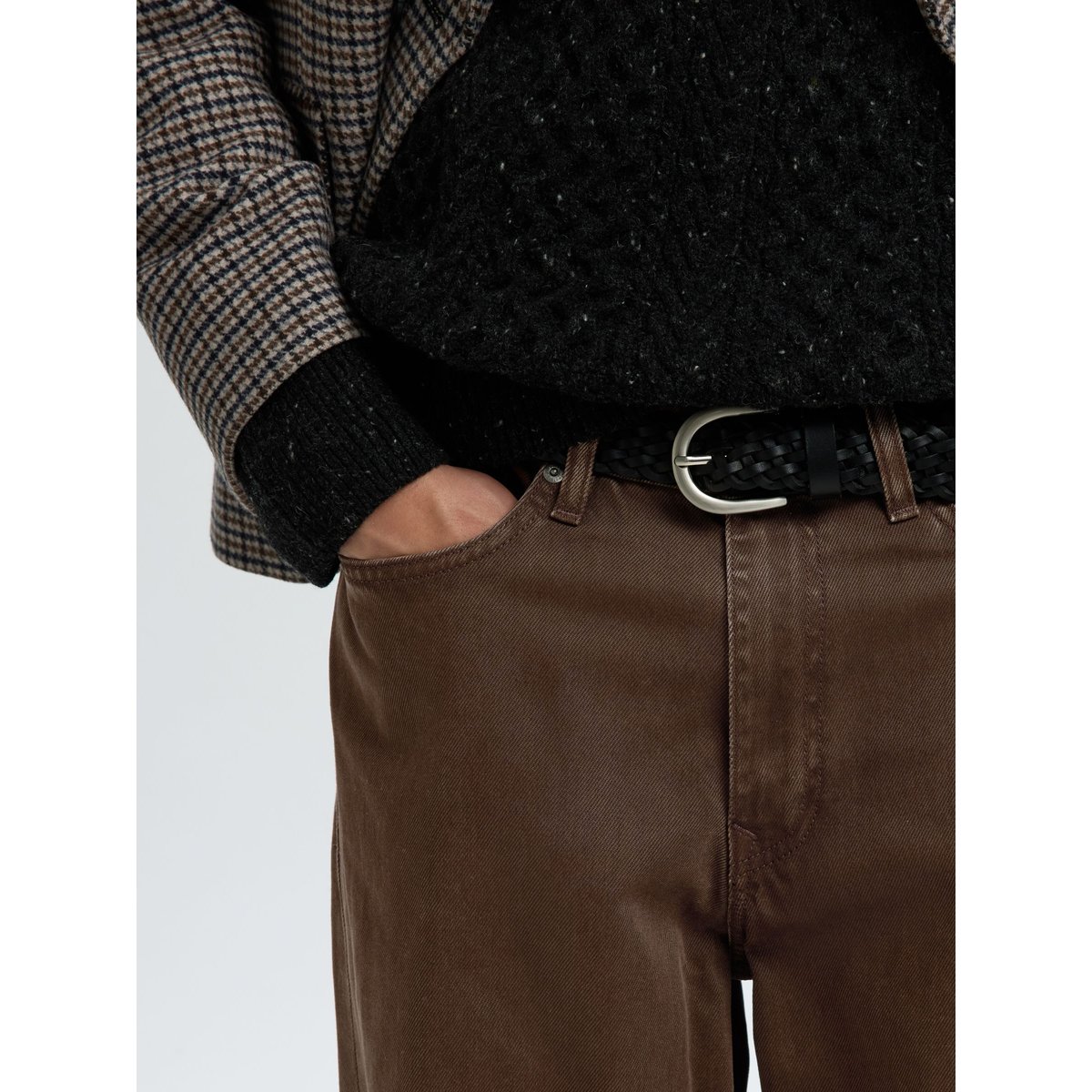 Jean Loose Fit marron - delicioso1, SELECTED