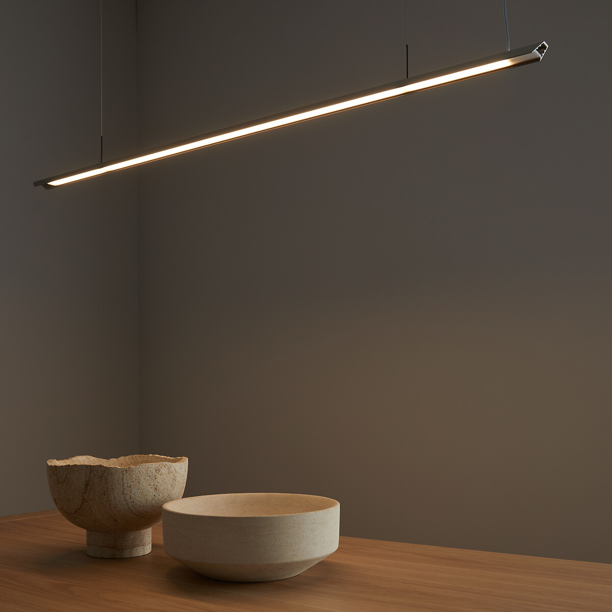 LED-Hängeleuchte Filifi, minimalistisches Design nickel satiniert, AM.PM